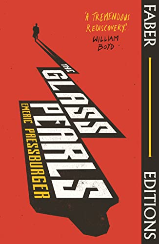 Book cover with a red background, a silhouette of a man, and bold text.