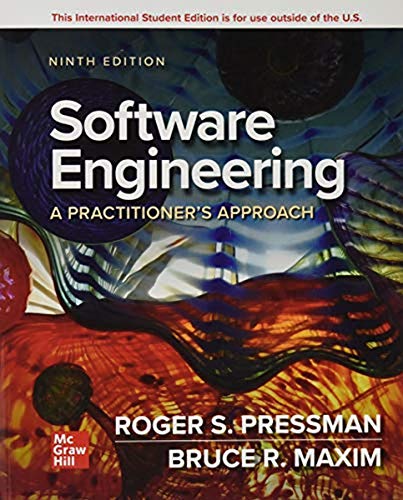 Ninth edition textbook cover for "Software Engineering" by Pressman and Maxim.