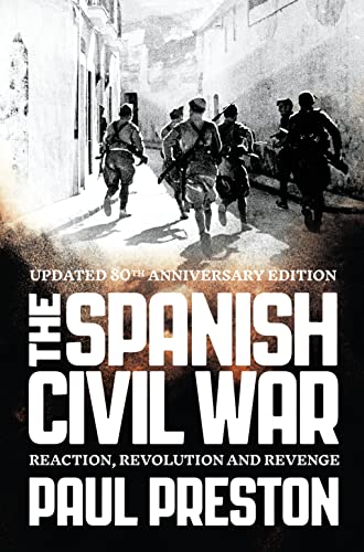 Book cover depicting soldiers in a Spanish town during civil war.