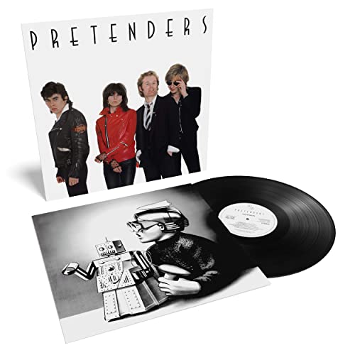 The Pretenders album cover and vinyl record with inner sleeve art.