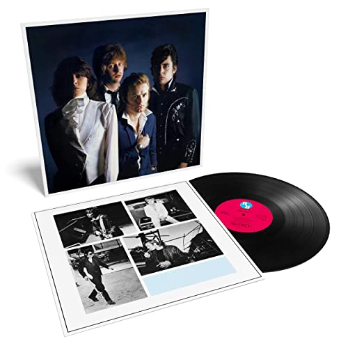 The Pretenders album cover and vinyl record with black and white photos.