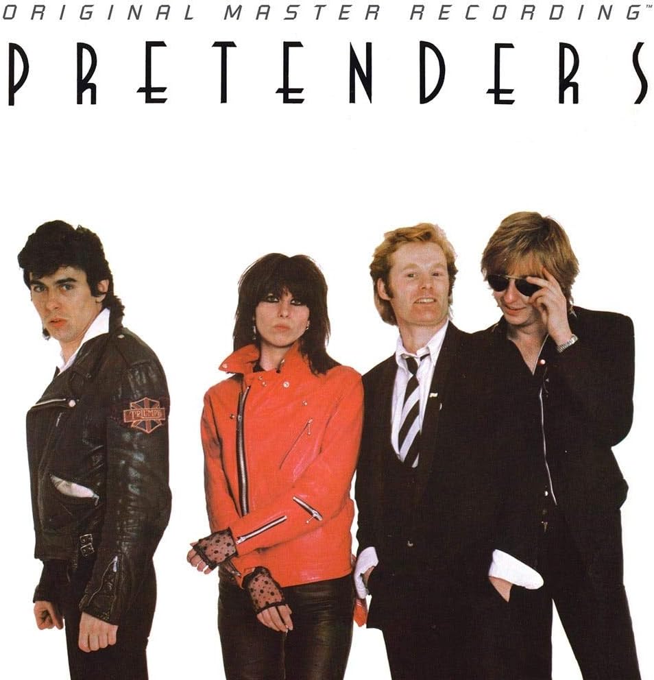 The Pretenders band portrait on a vinyl record album cover.