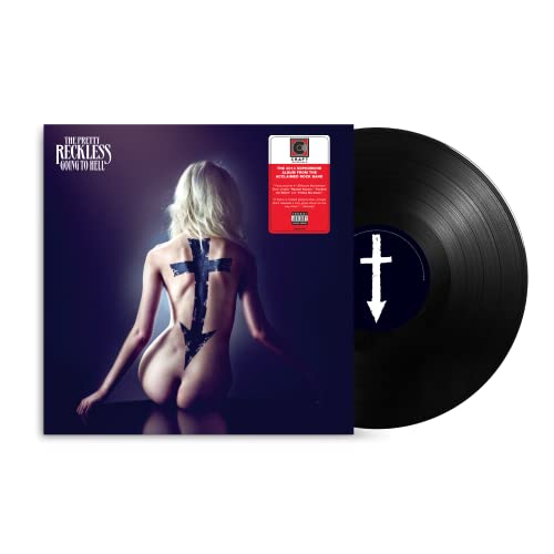 Vinyl record of The Pretty Reckless' "Going to Hell" album with cover art.