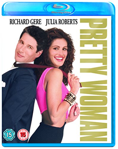 “Pretty Woman” Blu-ray cover featuring Richard Gere and Julia Roberts.