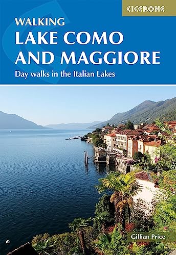 Book cover: “Walking Lake Como and Maggiore” with lakeside scenery.