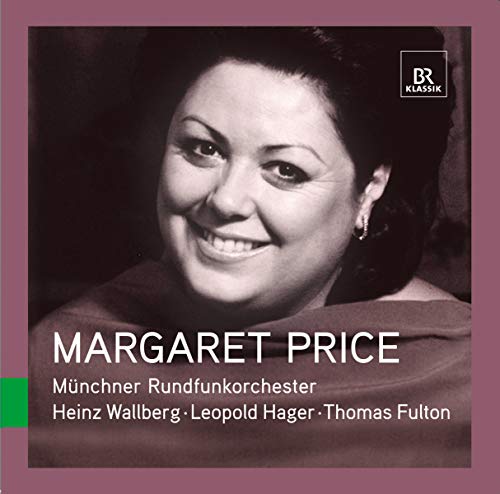 CD cover featuring a smiling portrait of opera singer Margaret Price.