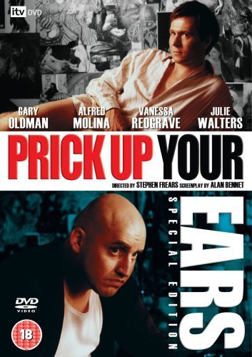 DVD cover for “Prick Up Your Ears” featuring Gary Oldman and Alfred Molina.