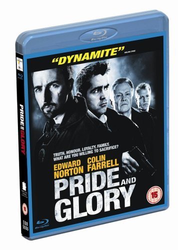 Pride and Glory" Blu-ray case featuring Edward Norton and Colin Farrell.