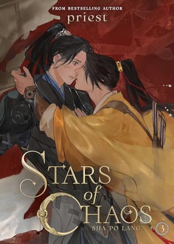 Novel cover featuring two men in traditional clothing embracing.