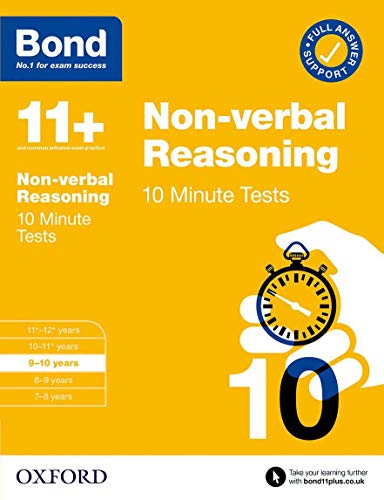 Yellow cover with “11+ Non-verbal Reasoning” text and a stopwatch image.