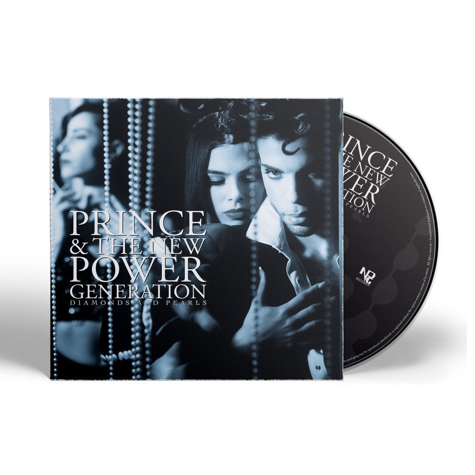 Prince album "Diamonds and Pearls" CD and vinyl record cover.