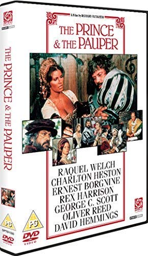 DVD cover for "The Prince and the Pauper" featuring cast photos.