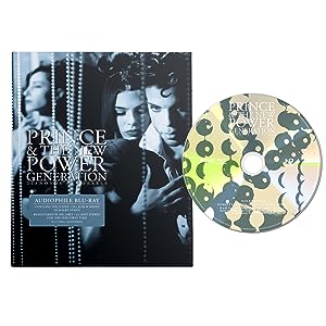 Prince’s “Diamonds & Pearls” Blu-ray case and disc with floral design.
