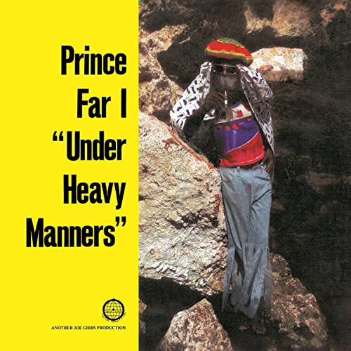 Album cover for Prince Far I’s “Under Heavy Manners” featuring a portrait.