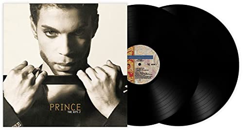 Prince “The Hits 2” vinyl record with portrait cover art.