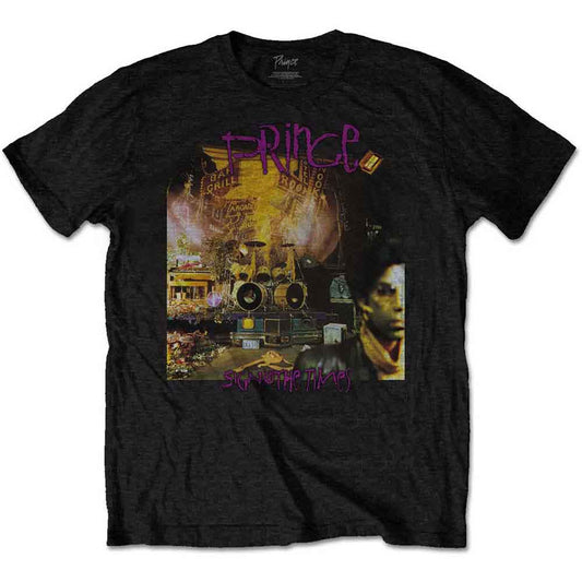 Black Prince “Sign O’ The Times” album t-shirt, laid flat.