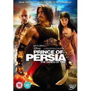 DVD cover for “Prince of Persia: The Sands of Time” featuring three actors.