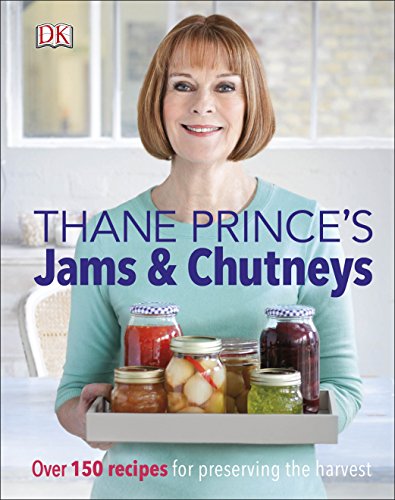 Book cover featuring a woman holding a tray of assorted jamCL jams and chutneys.