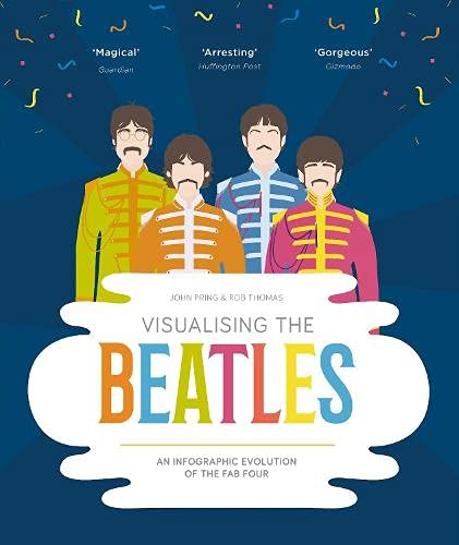 Book cover featuring illustrated Beatles in colorful Sgt. Pepper-style jackets.