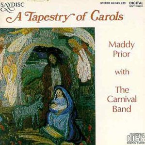 CD cover depicting the Nativity scene with Mary, Joseph, and angels.