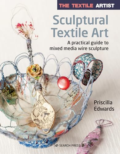 Book cover featuring a wire and mixed media sculpture bowl with a floral spoon.