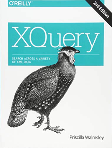 Book cover: "XQuery" with a teal background and a bird illustration.
