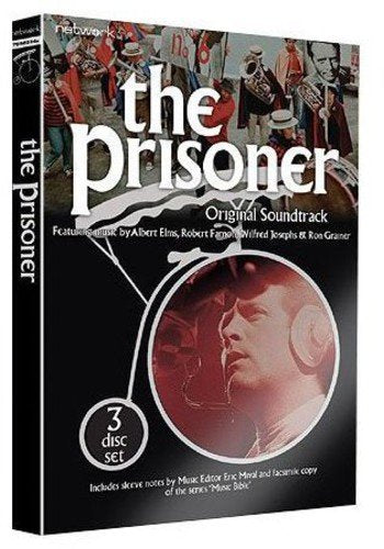 The Prisoner" soundtrack CD and DVD set with a man in a headset.