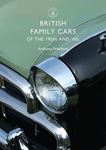 Book cover featuring a green classic British car headlight and grill.