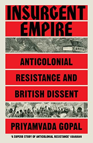 Book cover: “Insurgent Empire” with red and black text, and historical images.