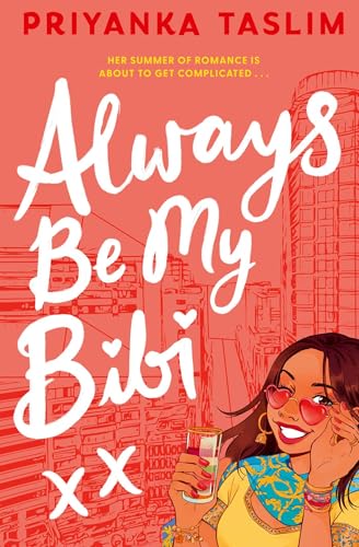 Book cover: "Always Be My Bibi" with a woman holding a drink.