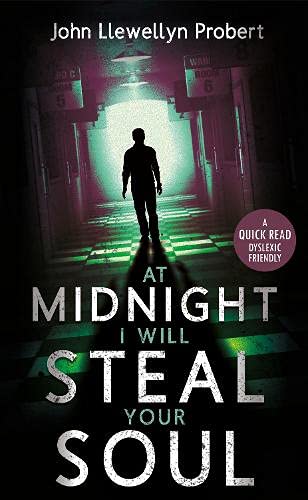 Book cover: silhouetted figure in a hallway, dark and mysterious.