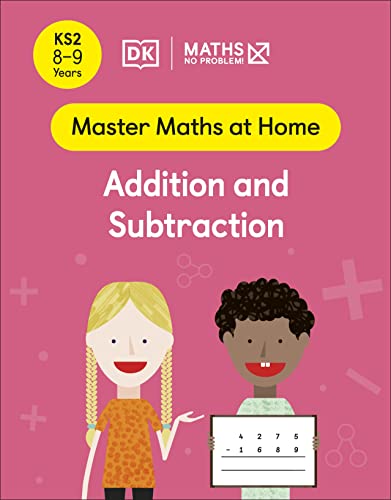 Book cover: "Maths No Problem Addition and Subtraction" with children and math.