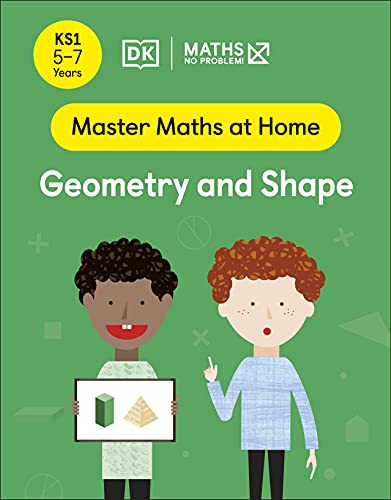 Maths No Problem" Geometry and Shape A book cover with children and shapes.
