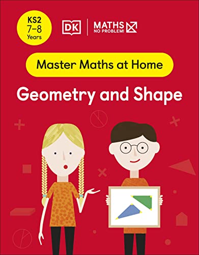 “Maths No Problem” Geometry and Shape A textbook cover with children.