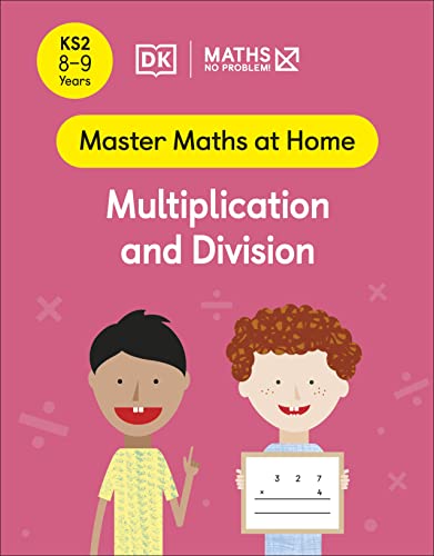 Book cover: "Maths No Problem! Multiplication and Division" with children.