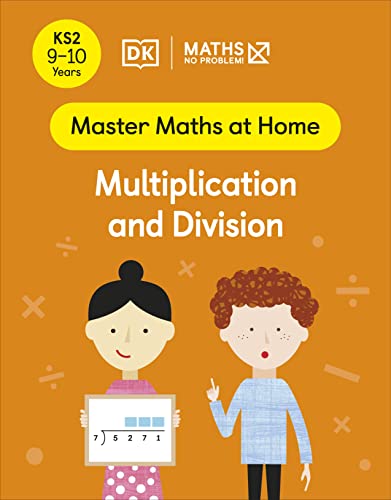 Book cover: “Maths No Problem! Multiplication and Division” with children.