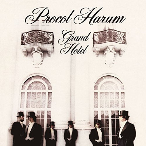 Procol Harum's "Grand Hotel" album cover: a building with men in top hats.