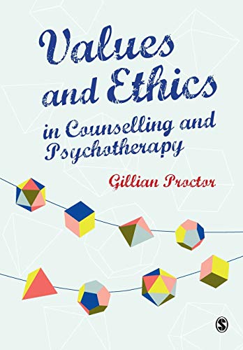 Book cover with blue title text and colorful geometric shapes on a light background.