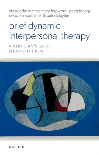 Book cover: “Brief Dynamic Interpersonal Therapy”, second edition, with abstract art.