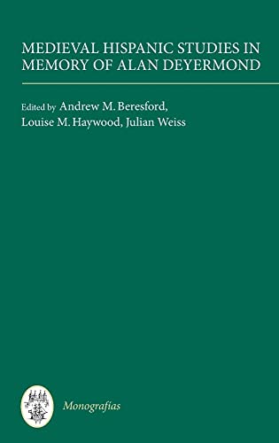 Dark teal book cover with white title text: "Medieval Hispanic Studies...