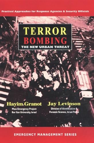 Book cover depicting bomb damage, titled “Terror Bombing, the New Urban Threat.”