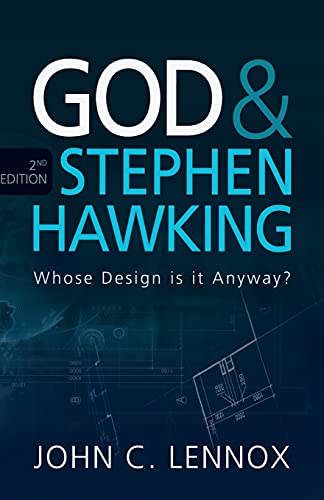 Book cover: "God & Stephen Hawking" by John C. Lennox, second edition.