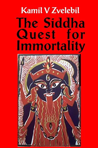 Book cover: red background, image of a dark-skinned deity with multiple arms.