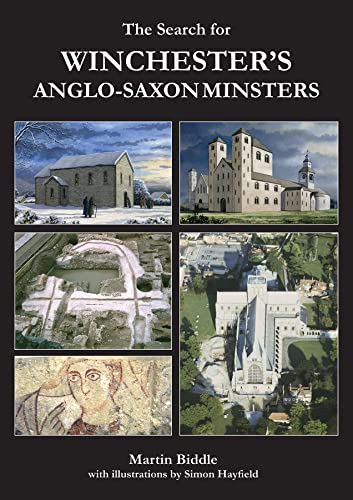 Book cover featuring Anglo-Saxon churches, archaeological sites, and illuminated art.