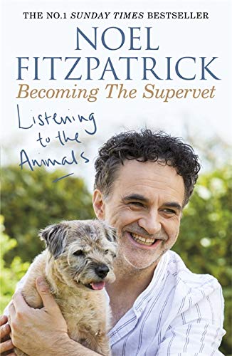 Book cover featuring Noel Fitzpatrick with a small terrier-type dog.