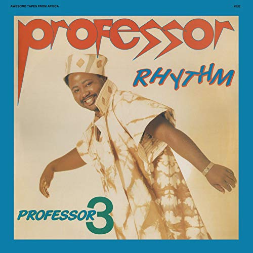 Album cover for Professor Rhythm’s “Professor 3” featuring a smiling man in traditional clothing.