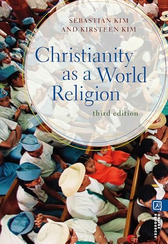 Book cover: "Christianity as a World Religion" with a crowd scene.