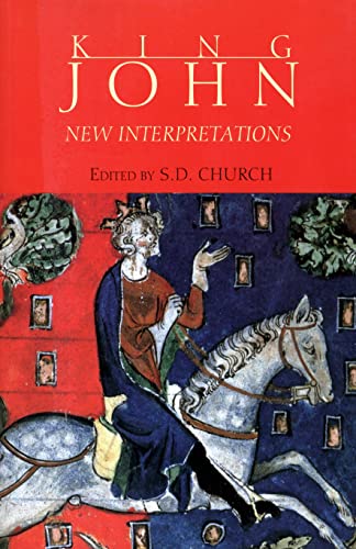 Book cover: "King John: New Interpretations" with medieval illustration.