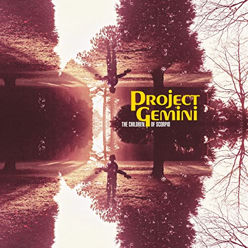 CD cover with silhouetted figures under trees, sunlit and mirrored.