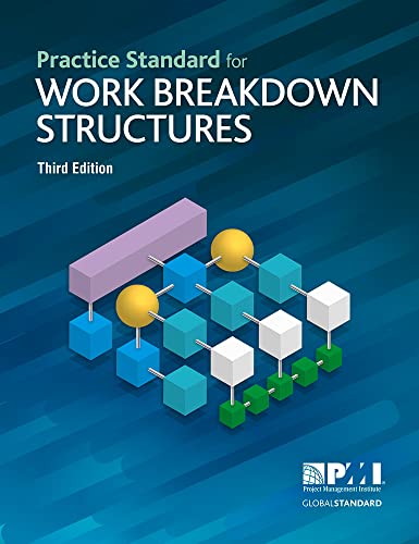 Book cover: "Practice Standard for Work Breakdown Structures," third edition.